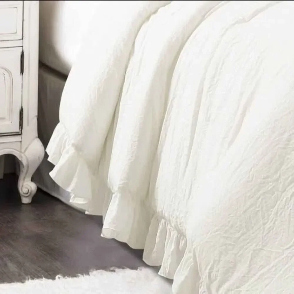 Lush Decor Home-Reyna collection-California King Ruffled Comforter